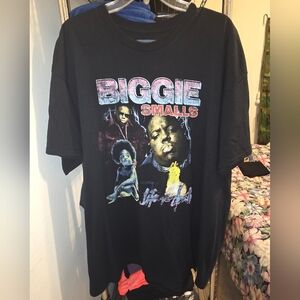 Biggie Smalls Black Graphic Tee - Short Sleeve